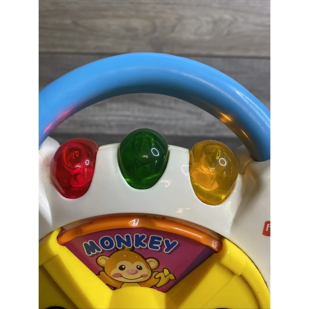 Fisher Price Vintage Y2K 2005‎ Nursery Rhymes Pretend CD Player Lights Sounds